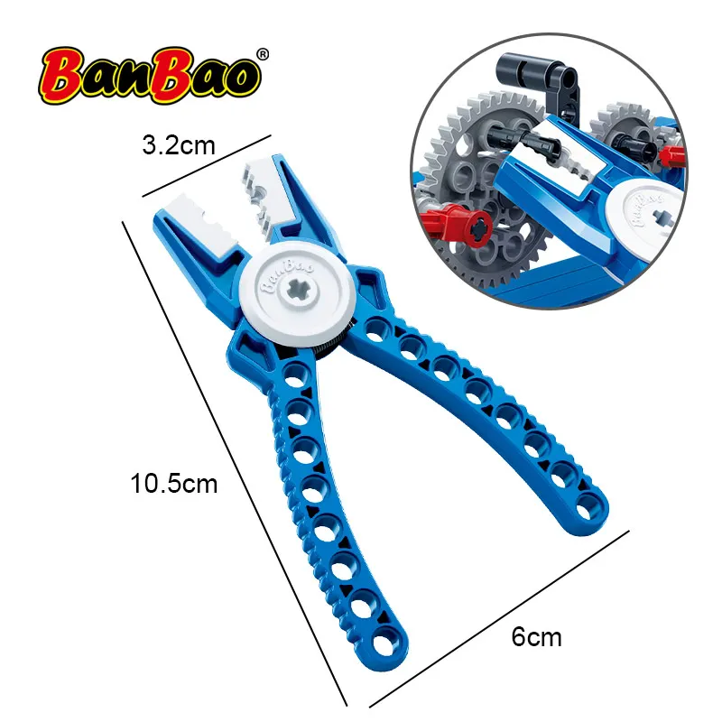 BanBao DIY Pin щипцы технические детали для инструментов панельные кирпичи