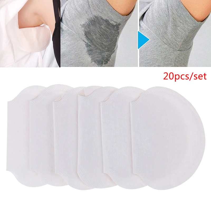 

10/20pcs Disposable Armpit Sweat Pads Underarm Guard Pads Deodorant Stop Perspiration For Summer Clothing Gaskets Men Women