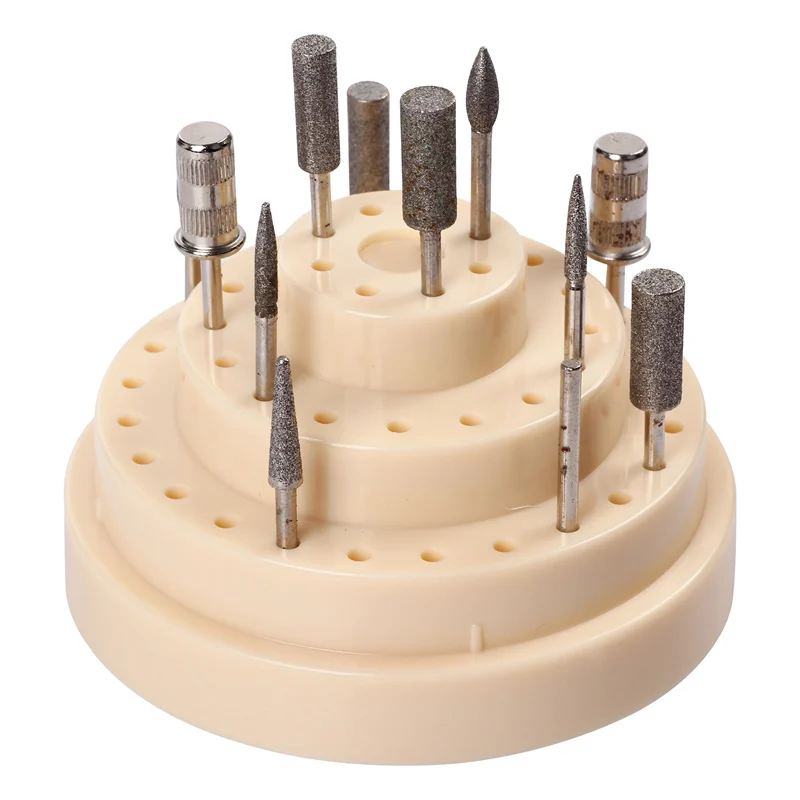 48 Holes Nail Drills Bit Holder Stand Display Grinding Head Storage Box Rack Manicure Tool OR88 | Красота и здоровье