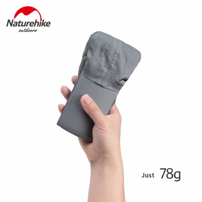 Naturehike походная Кепка Солнцезащитная дышащая альпинистская шляпа с маской ультрафиолетовая защита на открытом воздухе портативная складная Кепка для путешествий кемпинга