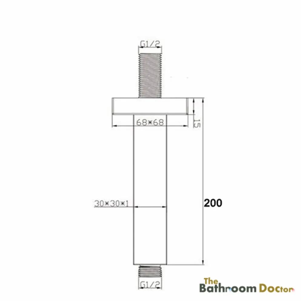 8 дюймовый латунный душевой рычаг ванная комната потолочный Душ Насадка