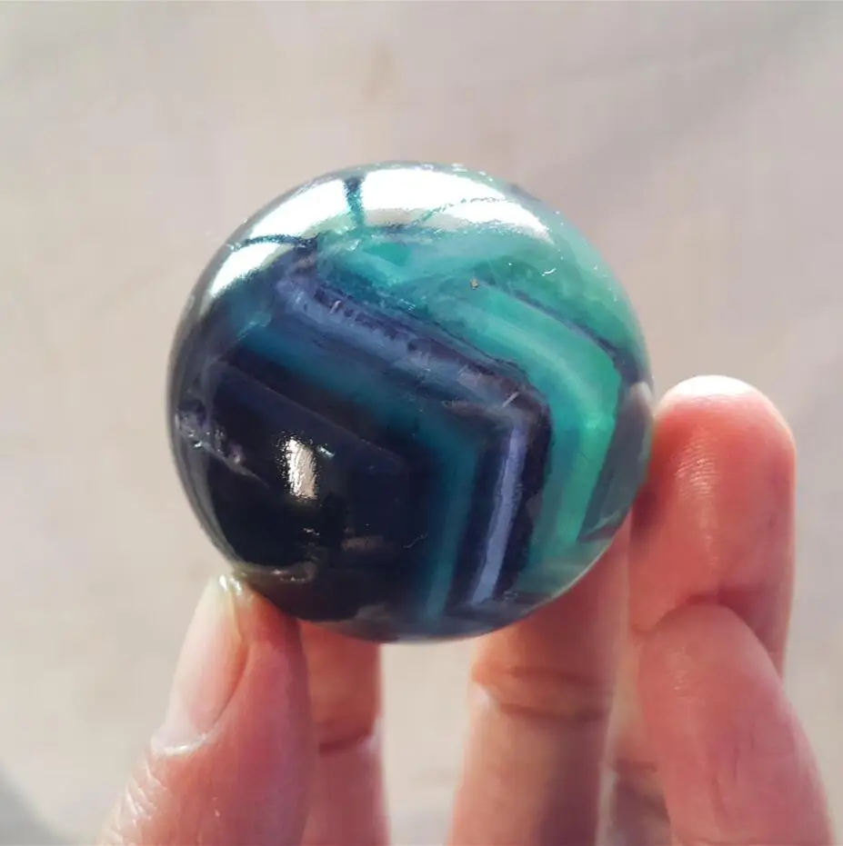 Флюоритовый кварц шар 45 мм ACSDVOCATE