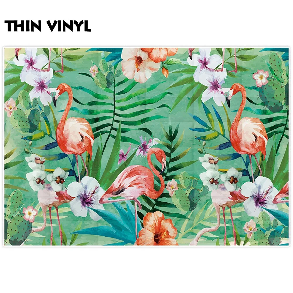 Allenjoy фотография фоны Лето Фламинго тропические растения листья Кактус Цветок