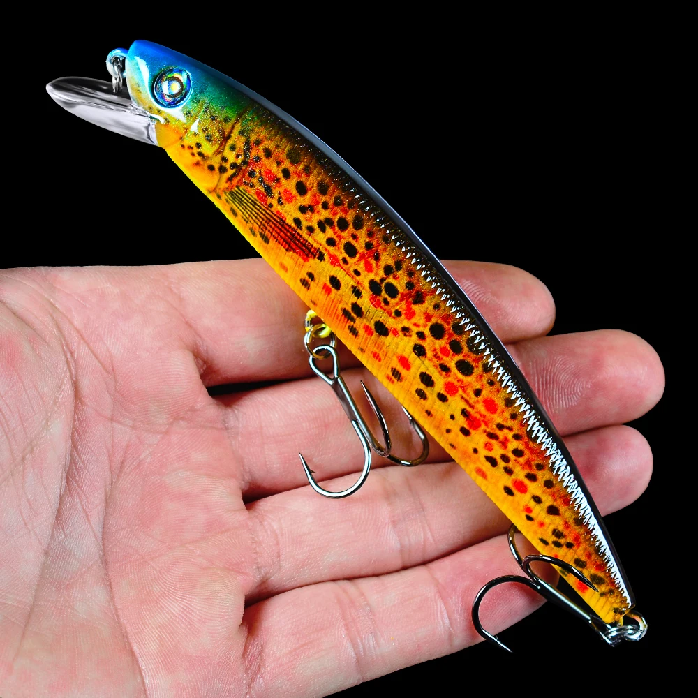 1 шт. 6 цветов гольян FLYBASS искусственная жесткая 14 см 5 51 &quot/0 67 унций 19 г 3D Глаза