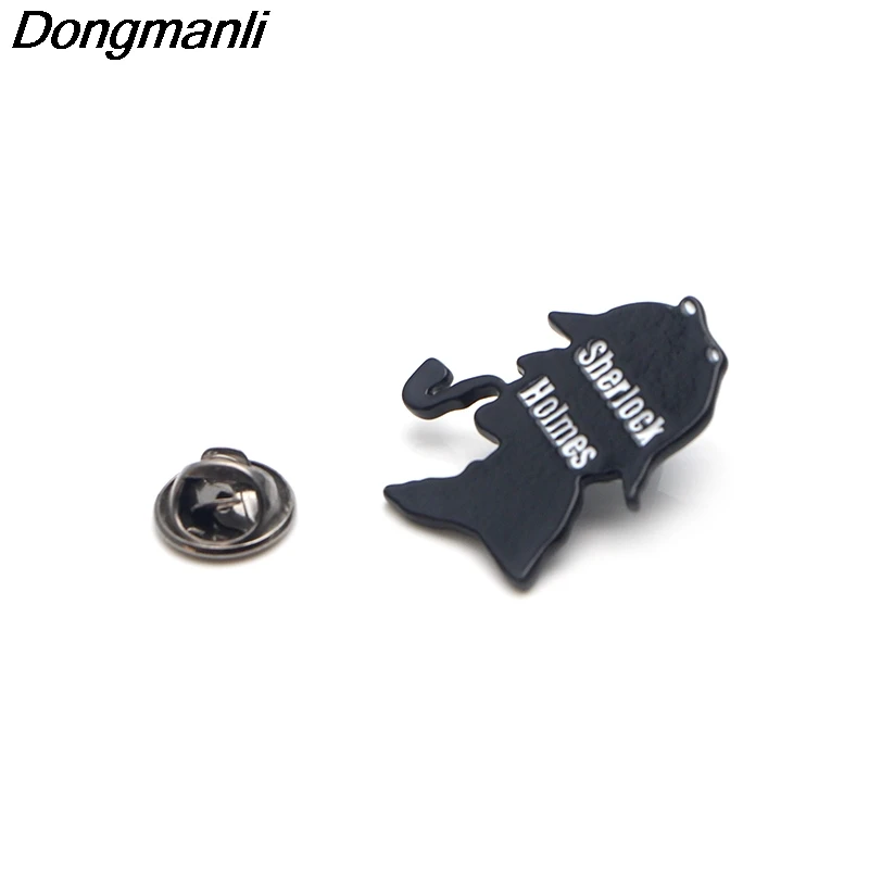 P3563 Dongmanli Шерлок Холмс металлические эмалированные булавки и броши для моды нагрудные булавки рюкзак сумки значок подарки