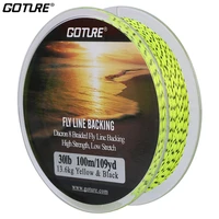 goture 8 strands fly fishing backing line 100m109yrd 20lb 30lb dacron braided fly fishing line carp bass trout fishing tackles