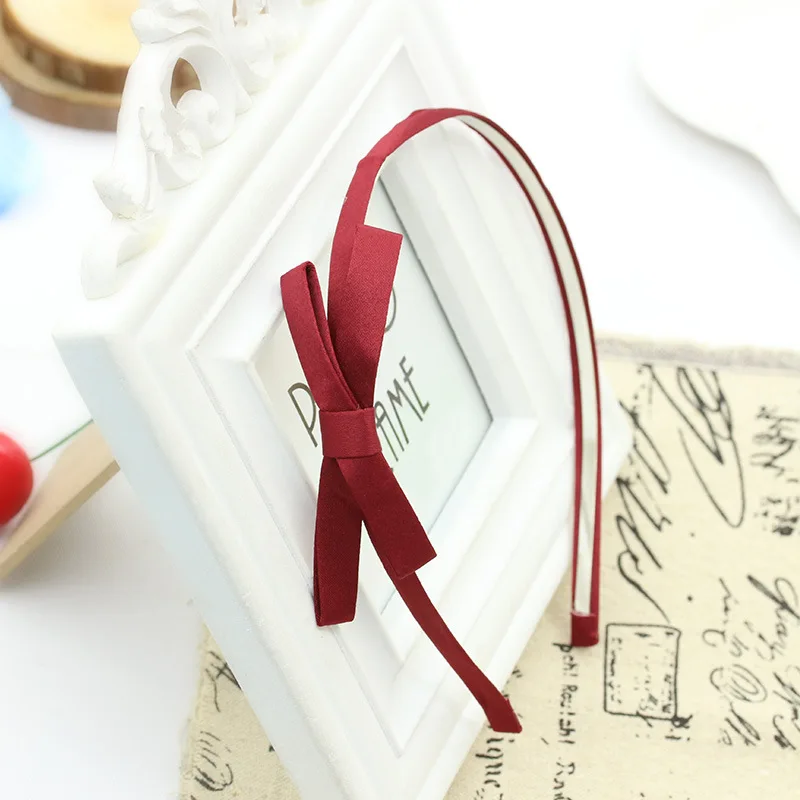 1 шт. милая повязка на голову с галстуком-бабочкой простая лента для волос бантом