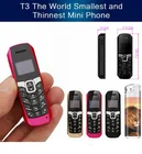 Оригинальный Long-cz T3 Bluetooth набор номера наушников Fm радио Magic Voice мини мобильные телефоны Bluetooth 3,0 самый маленький и тонкий