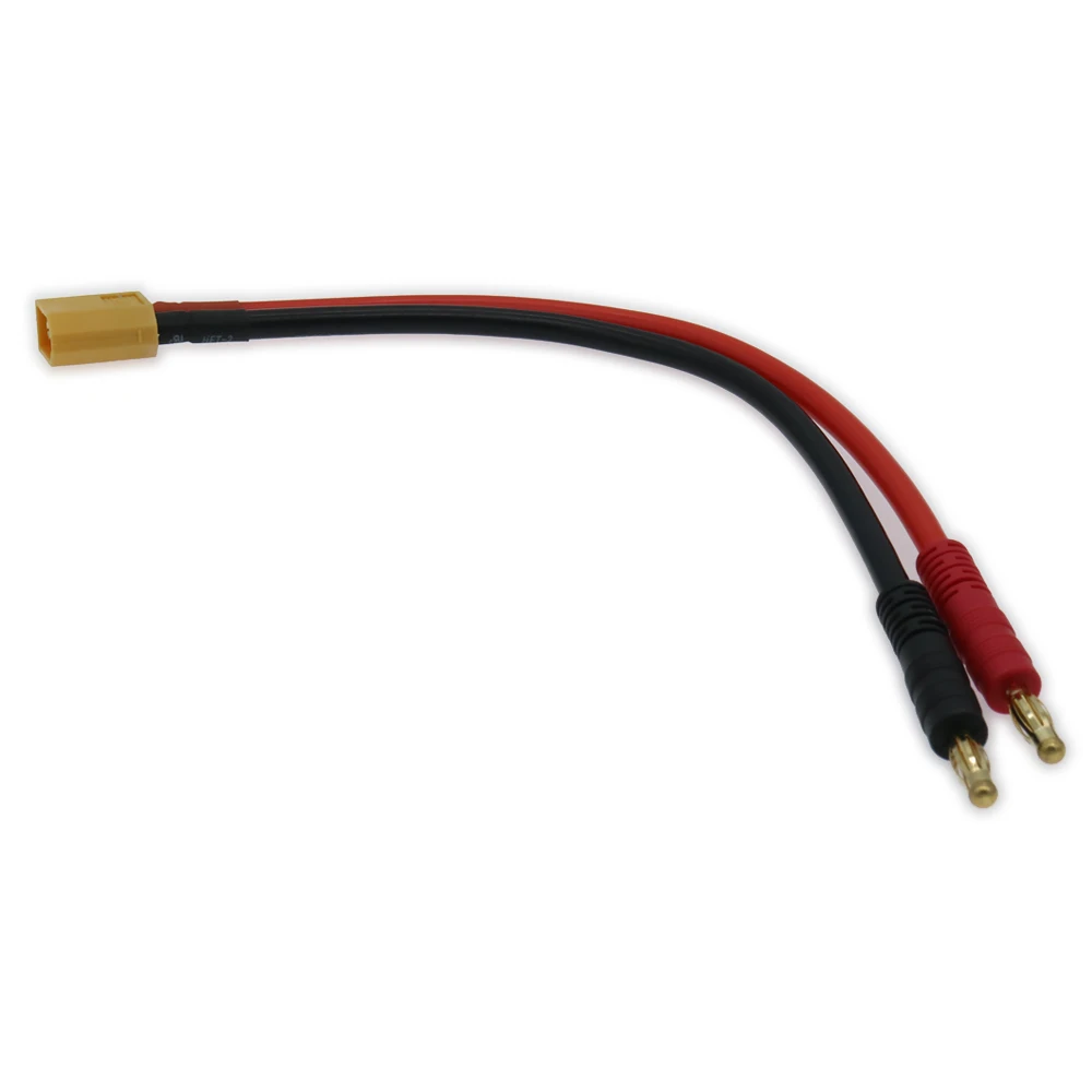 RCAWD 1 шт. 150 мм розетка Xt60 и позолоченный штекер 4 0 силиконовый кабель 12awg для