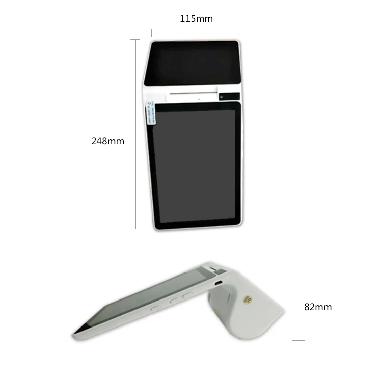 Все в одном Ручной Android терминал сканер штрих-кода POS печатная машина ZKC PC901 |