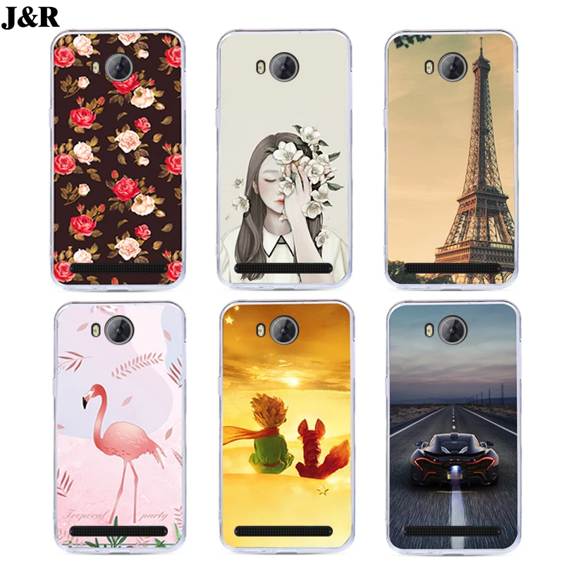 J&ampR Ultra Thin Phone Case For Huawei Y3II Y 3 II Soft Silicon Cover Pattern Y3 2 LUA L21 Cases Cartoon Animals |