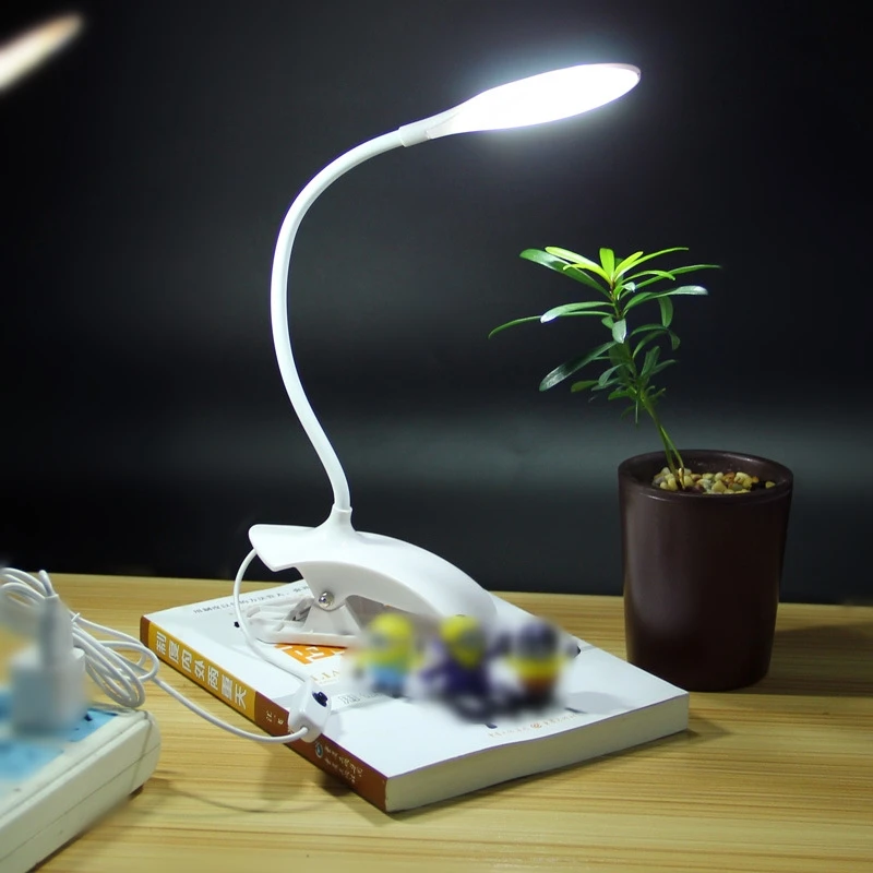 Настольная лампа USB led 14 LED с зажимом для чтения книг Светодиодная настольная