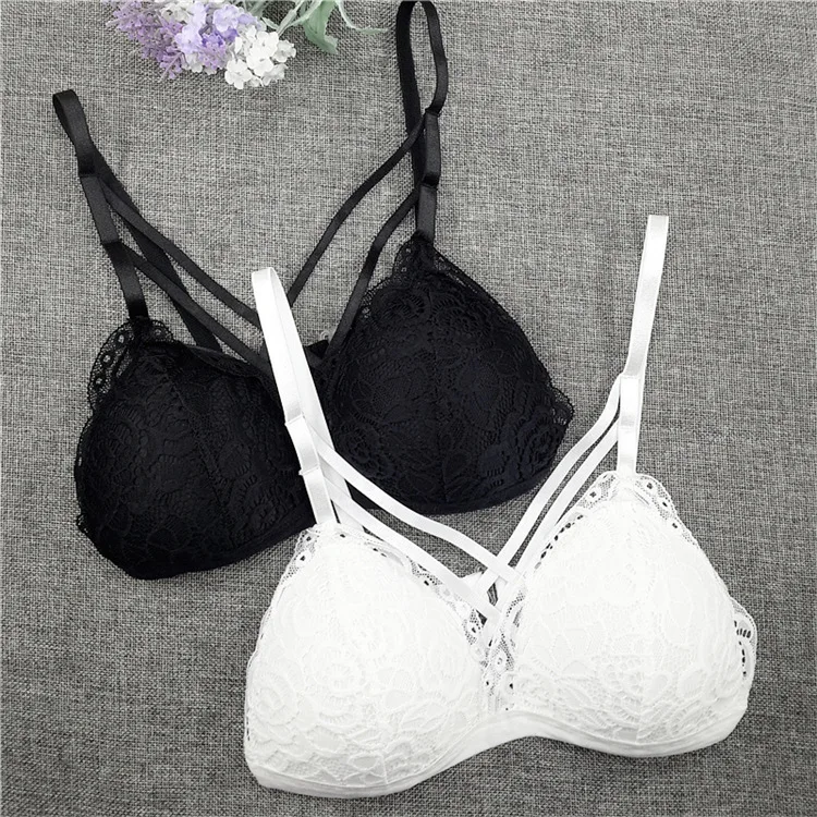 Кружевное сексуальное женское нижнее белье бюстгальтер без косточек с 3/4 чашками