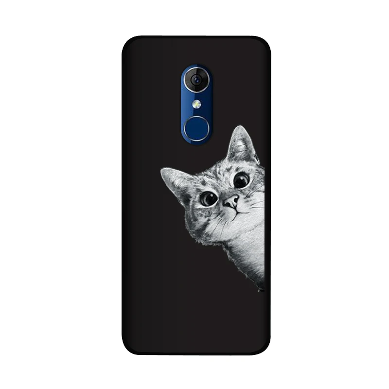 4 Мягкий силиконовый чехол QAQsam для Alcatel 3X5 5V 7, чехол с рисунком для Alcatel 1C 3 3C, чехол для телефона с рисунком матового цветка - Цвет: 4