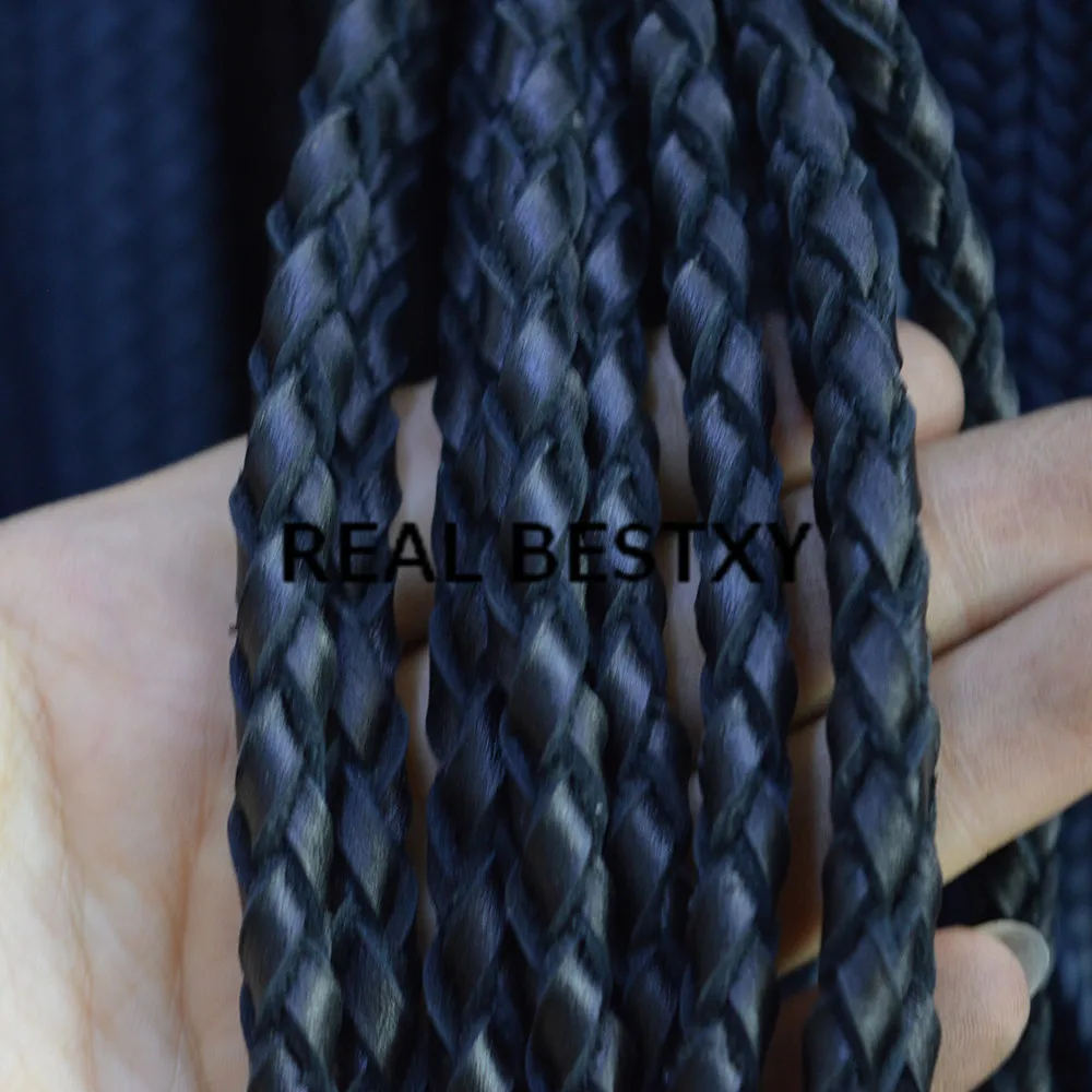 REAL BESTXY 5m/lot 6mm genuine leather cords for bracelets brown red straps black strips real jewelry | Украшения и аксессуары