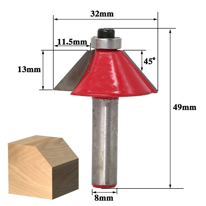 12 Pcs Milling Cutter Router Bit Set Tungston Carbide Rotary Tool Wood Woodworking 8MM 1/4 1/2 inch Shank | Инструменты