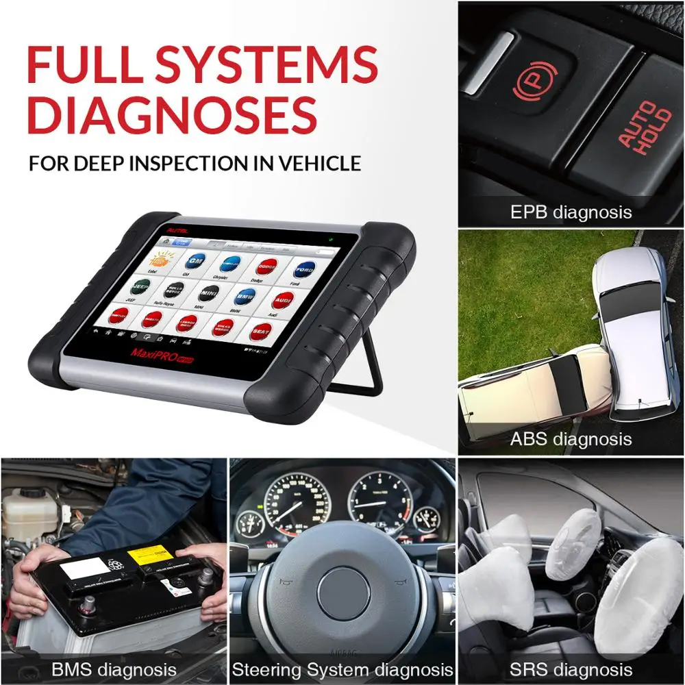 Autel MaxiPRO MP808 диагностический инструмент OBD2 Профессиональный OE-level OBDII диагностический инструмент ключ кодирования PK MaxiDAS DS808 DS708 MS906