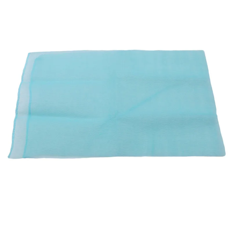 Solid Color Nylon Mesh Bath Shower Body Washing Scrubbing Towel Cloth Face Wash Cleaning Tool | Дом и сад