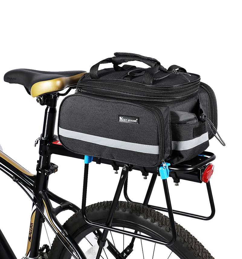 WEST BIKING велосипедные сумки большой емкости Велоспорт Паньер MTB велосипедное седло сумка для хранения багажа сумка для переноски задняя стойка сумки для багажника