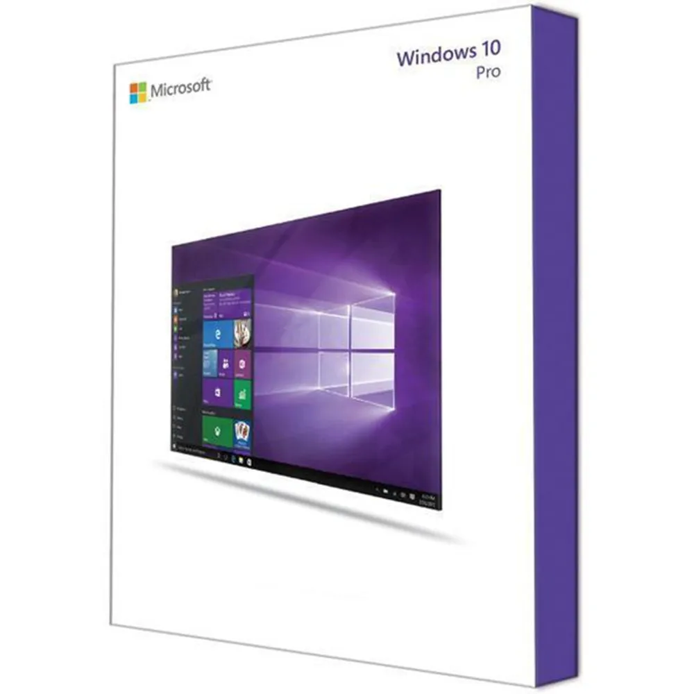 Microsoft Windows 10 Pro работать Системы ключ продукта COA лицензии включают в себя DVD 64-разрядных в розничной упаковке 1 устройства Английский русская версия
