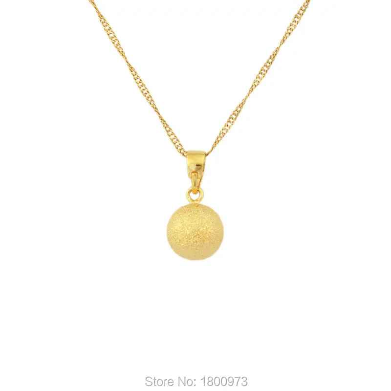 Подвеска-шарик женская золотого цвета 18 к | Украшения и аксессуары
