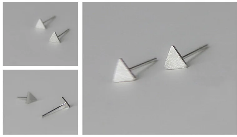 Женские серьги гвоздики из серебра 925 пробы|geometric stud earrings|fashion earringsstud earrings |
