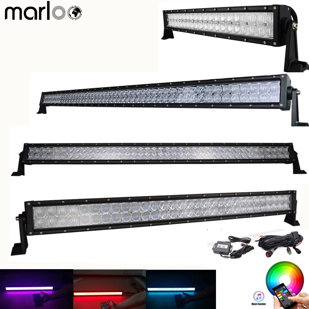 Светодиодсветильник панель Marloo 5D 22 32 42 50 52 дюйма 120 Вт 180 240 288 300 Bluetooth управление