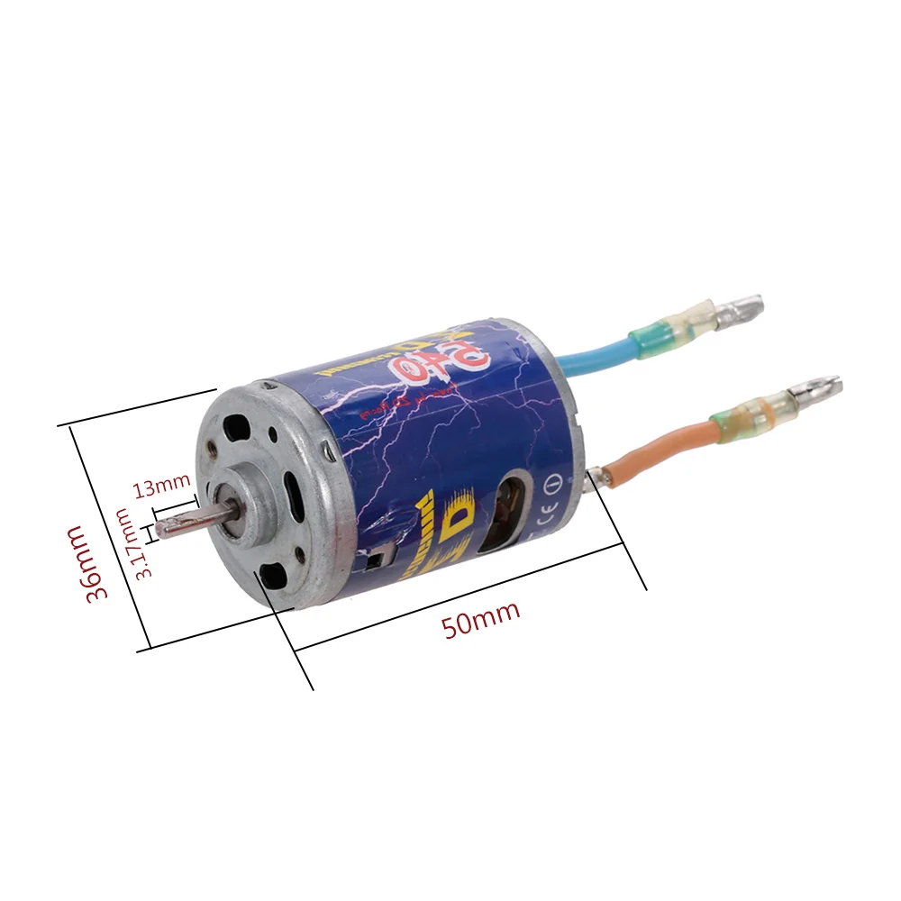 Щеточный двигатель ZD Racing 540 8 5 T с 45A ESC комплект охлаждающих вентиляторов для