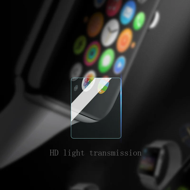 Ультратонкая защитная пленка из закаленного стекла для Apple Watch Series 1 2 3 размера 38