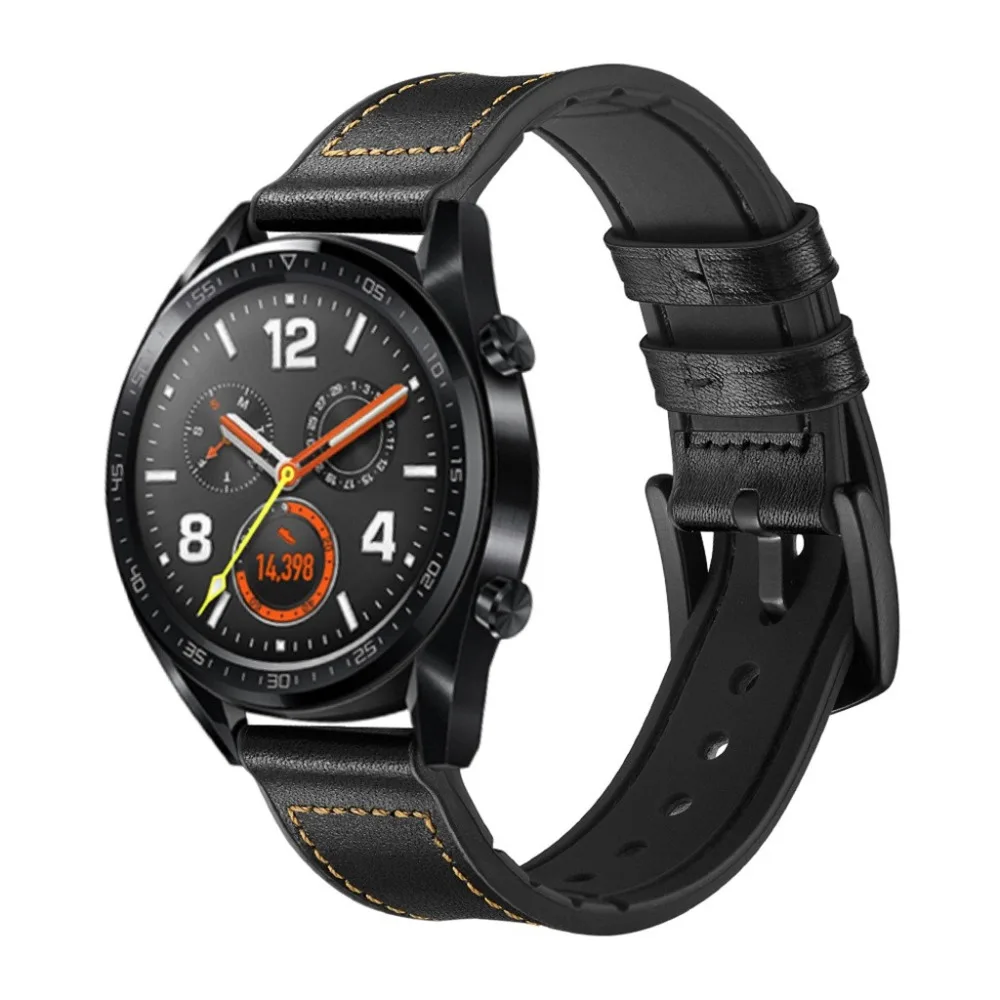 Сменный ремешок-браслет из натуральной кожи для huawei Watch GT Honor Magic, регулируемый размер, легко крепится