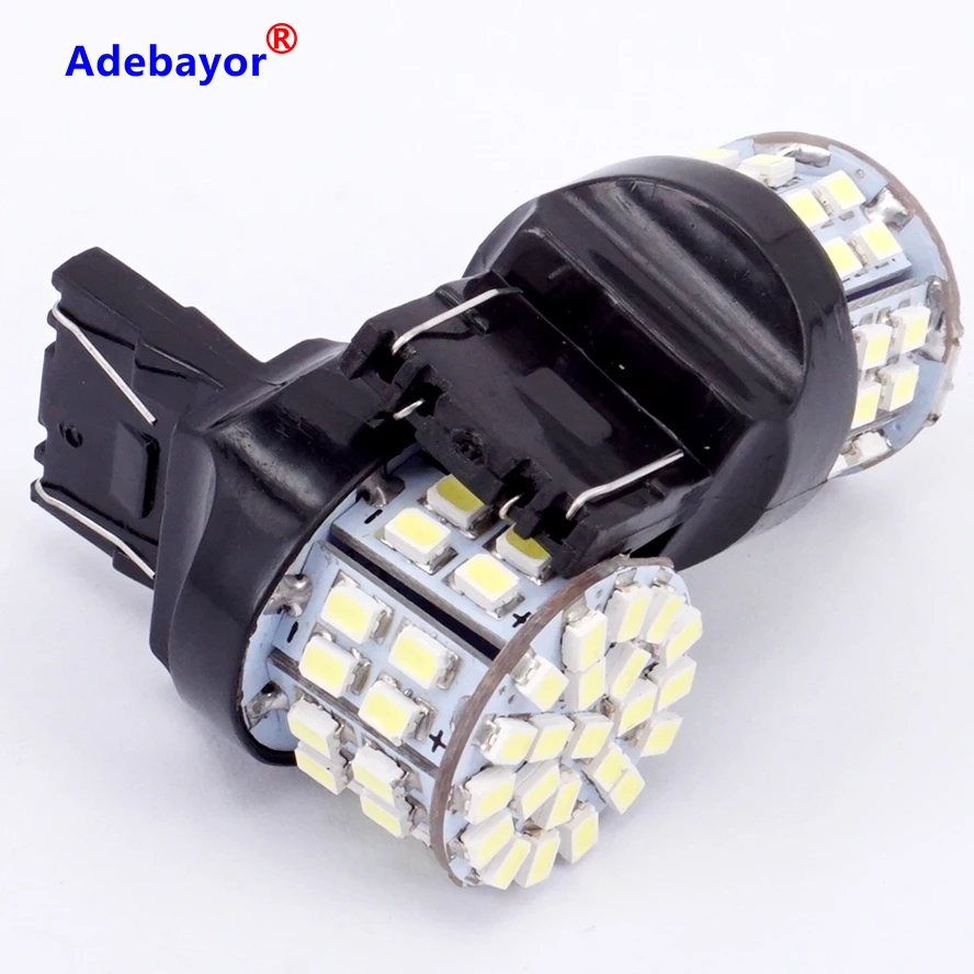 6 x T25 3157 P27/7 Вт светодиод 1206 50 светодиодов 3020 SMD 3156 лампа для автомобиля