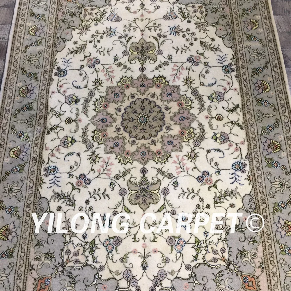 Yilong 4'x6' hand knotted turkish style chinese handwoven living room wool silkwool carpet prices (WY2087S4x6) | Дом и сад