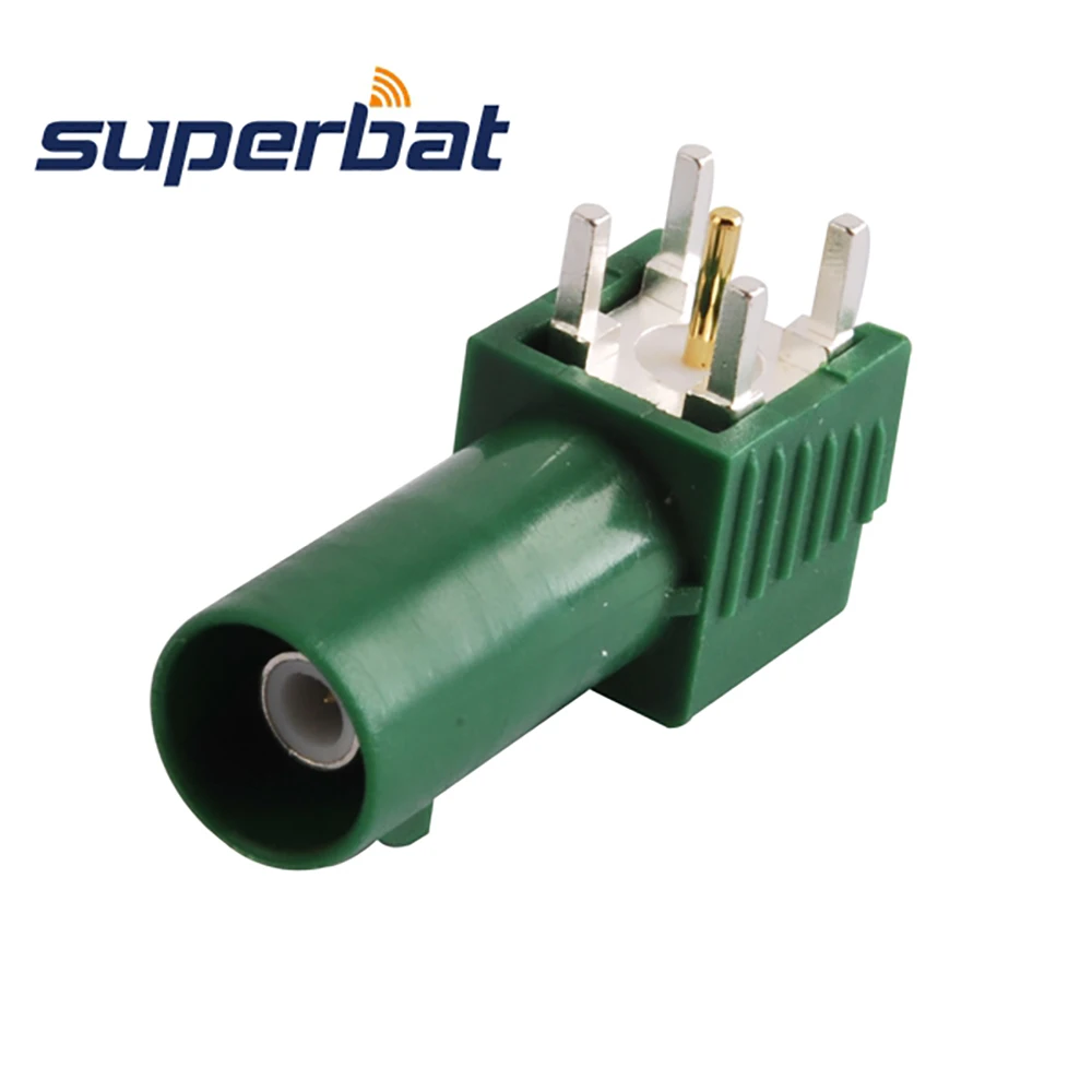 Радиочастотный разъем Superbat 10 шт. штекер Fakra мужское крепление PCB прямоугольный