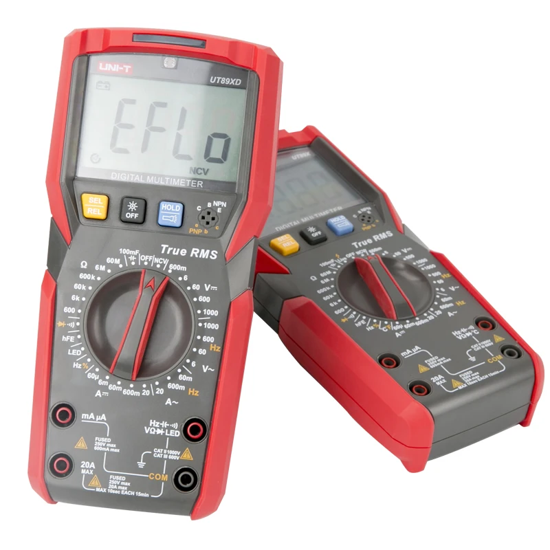 UNI-T UT89XD/UT89X professional NCV digital multimeter; true RMS digital multimeter / temperature / LED test