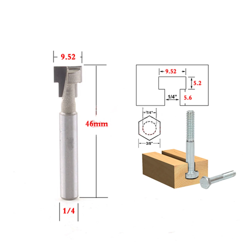 1 шт. нож для отверстия под ключ Деревообрабатывающие инструменты Концевая фреза