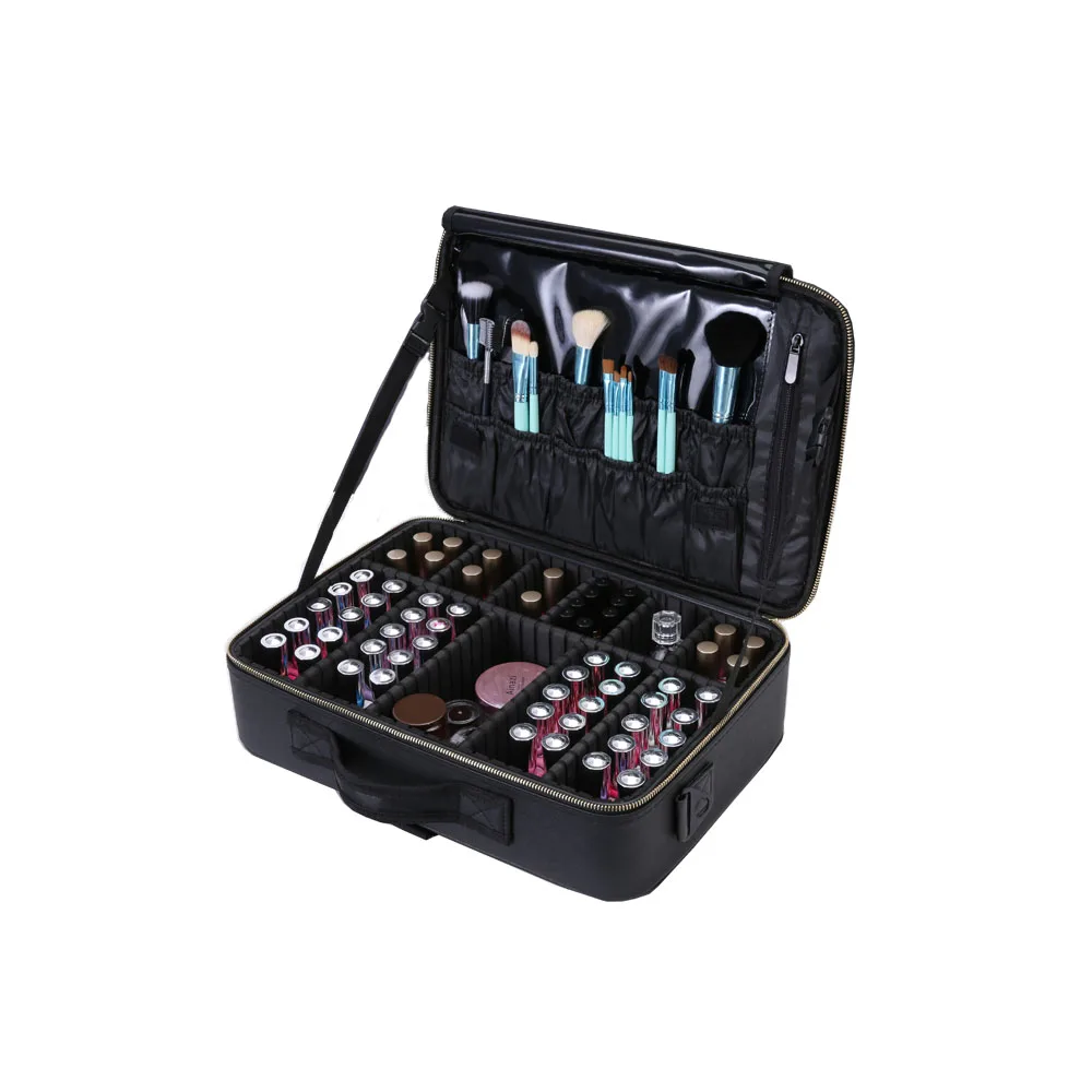 Women Fashion Cosmetic Bag Travel Makeup Organizer Professional Make Up Box Cosmetics Pouch Bags Beauty Case For Makeup