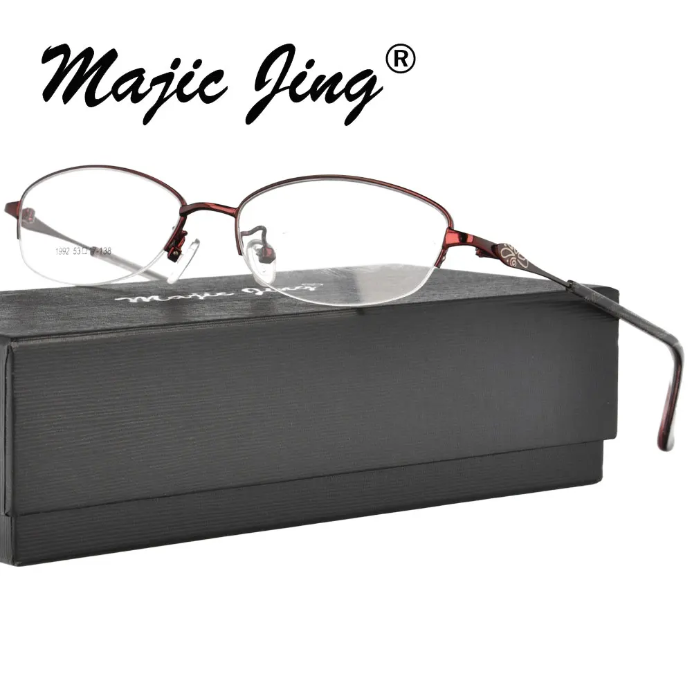 Очки Magic Jing в металлической оправе для мужчин и женщин оптические аксессуары