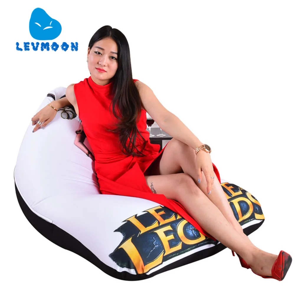 LEVMOON Beanbag кресло для дивана legends женское сиденье Zac удобная сумка Боба чехол
