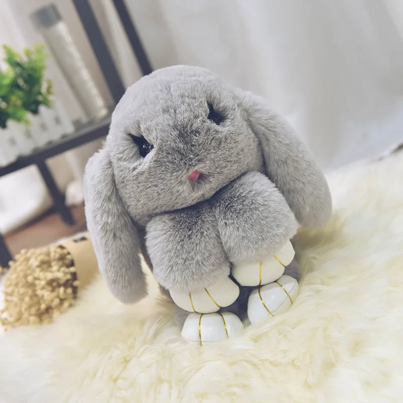 Женская сумка-мессенджер из кроличьего меха высокое качество новый бренд для