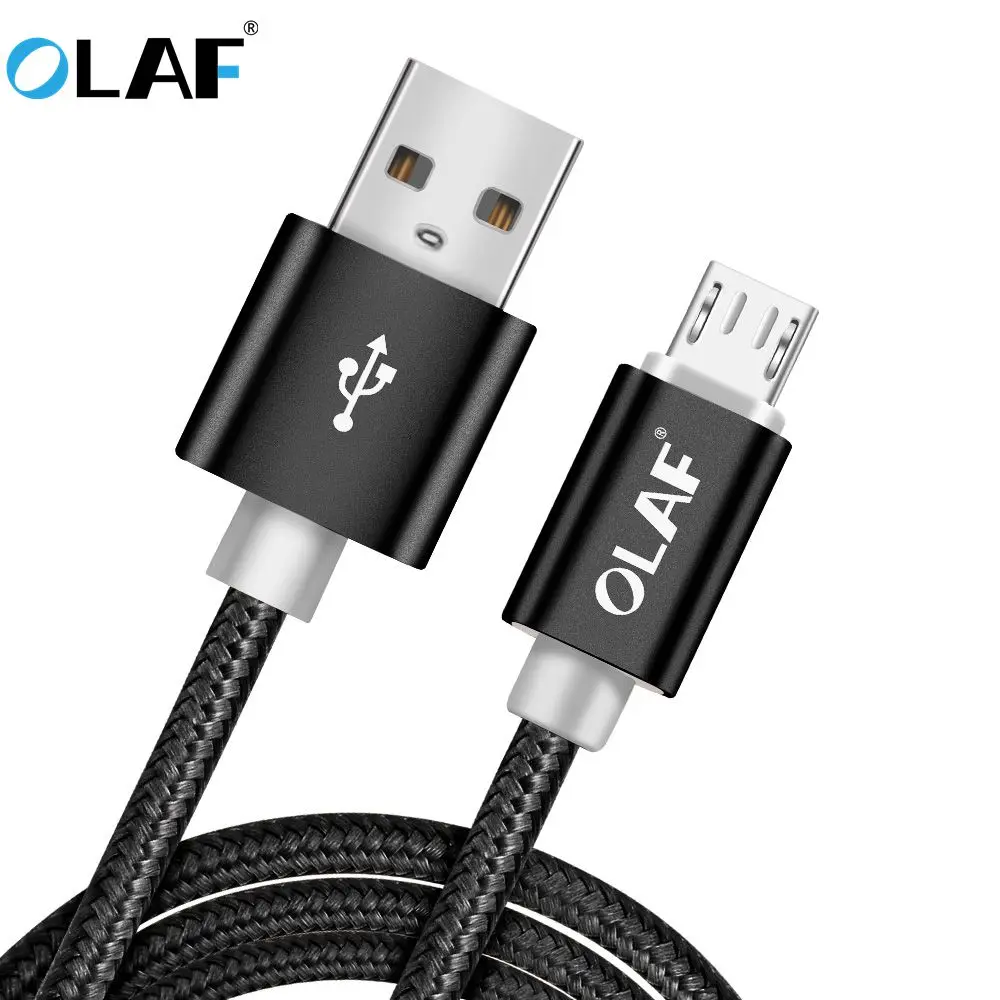 Кабель Micro USB OLAF 5 В 2 1 А кабель usb для быстрой зарядки Samsung S7 Xiaomi Huawei мобильных