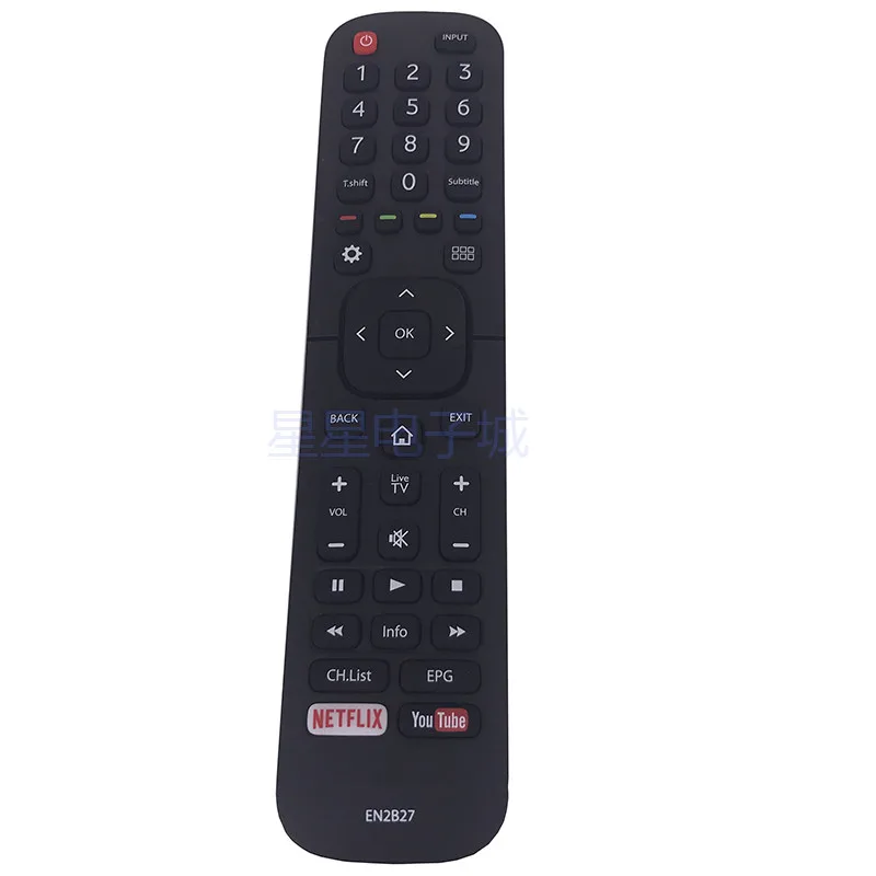 Новый пульт дистанционного управления EN2B27 для Hisense LED HD TV Live с YOUTUBE 50K321UWT 40K321UWT