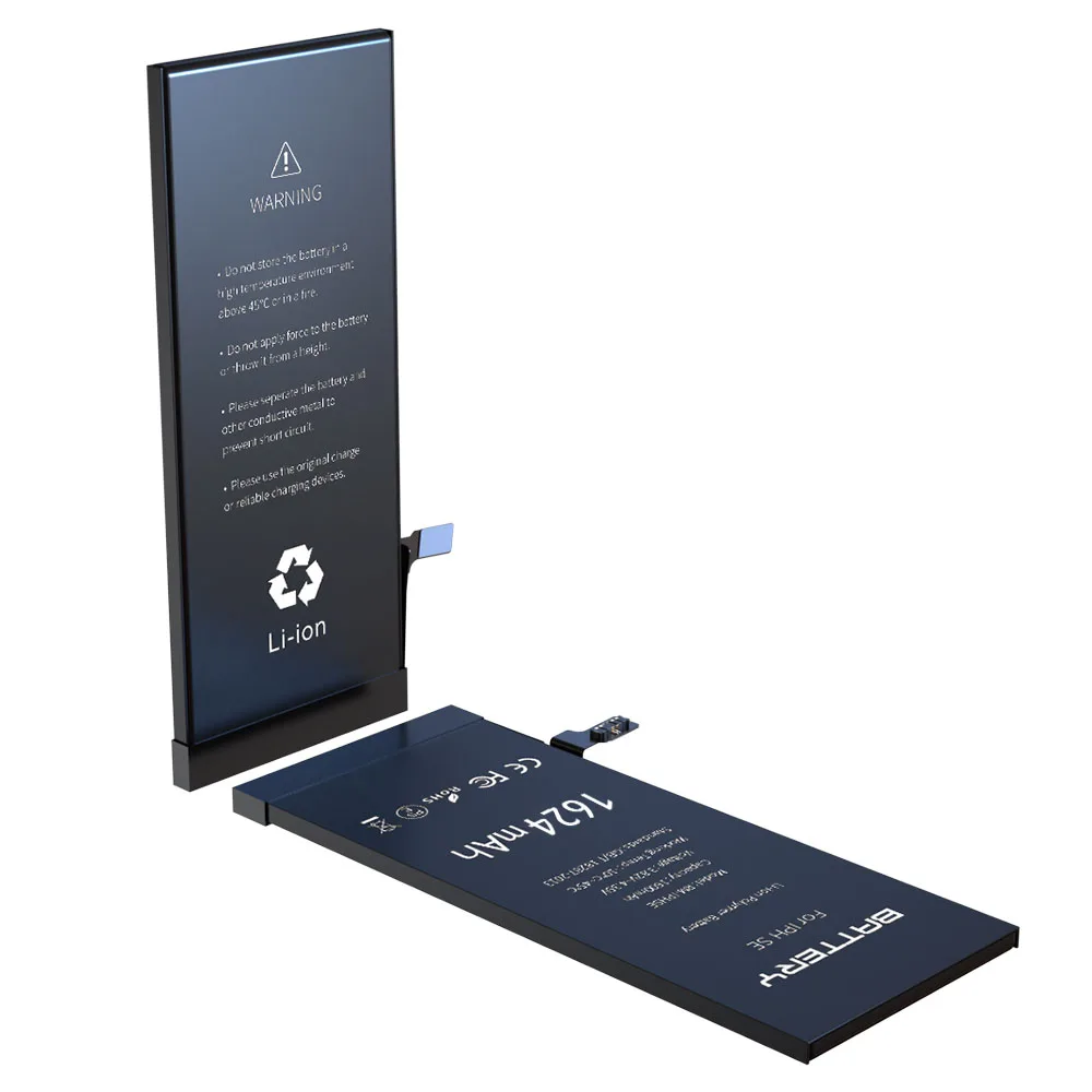 5PCS E-Faith 1624mAh Mobile phone battery For iPhone SE AAA level built-in lithium Standard Capacity Free Shipping | Мобильные