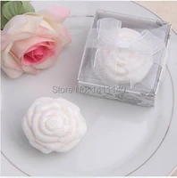 free shipping baby shower favor gift rose flower scented soap savon wedding soap favors wedding gifts wedding souvenirs