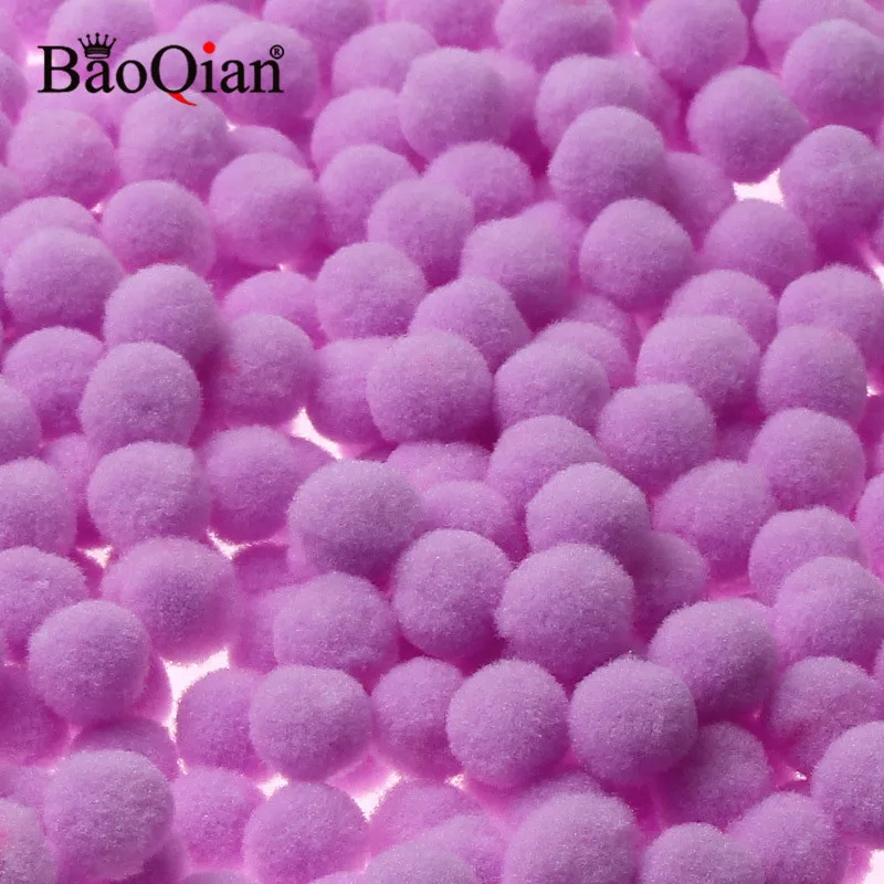 Light Purple Помпоном 8/10/12/15/20 мм мягкий Pompones пушистой плюшевой ткани ремесла Сделай Сам Pom Poms мяч помпоном Свадебные украшения домашнего декора Швейные принадлежности - Цвет: Light Purple