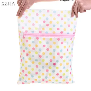 XZJJA 2 шт круглые точки на молнии мешки для белья женский бюстгальтер нижнее белье стиральная машина мешок-сетка для стирки чехол для одежды Защитный Сетчатый Чехол
