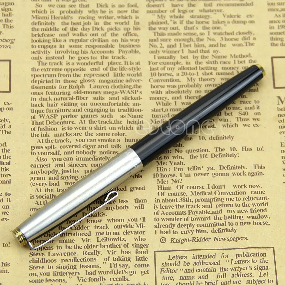 Новый Герой 329 колпачок из нержавеющей стали авторучки черный | Канцтовары для