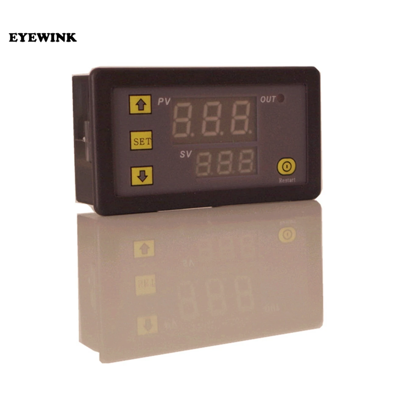 12V регулятор температуры реле двойной цифровой светодиодный дисплей