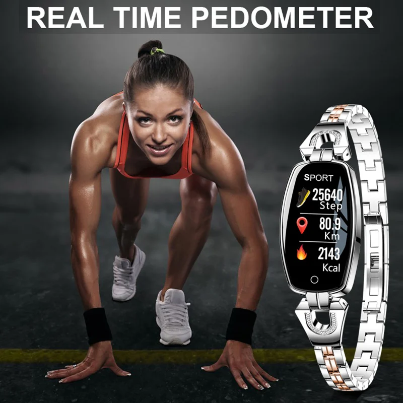 KIWITIME KB18 Smart Watch Fitness Bracelet Activity Band Heart Rate Tracker Blood Pressure Monitor Wristband for Women Smartband |
