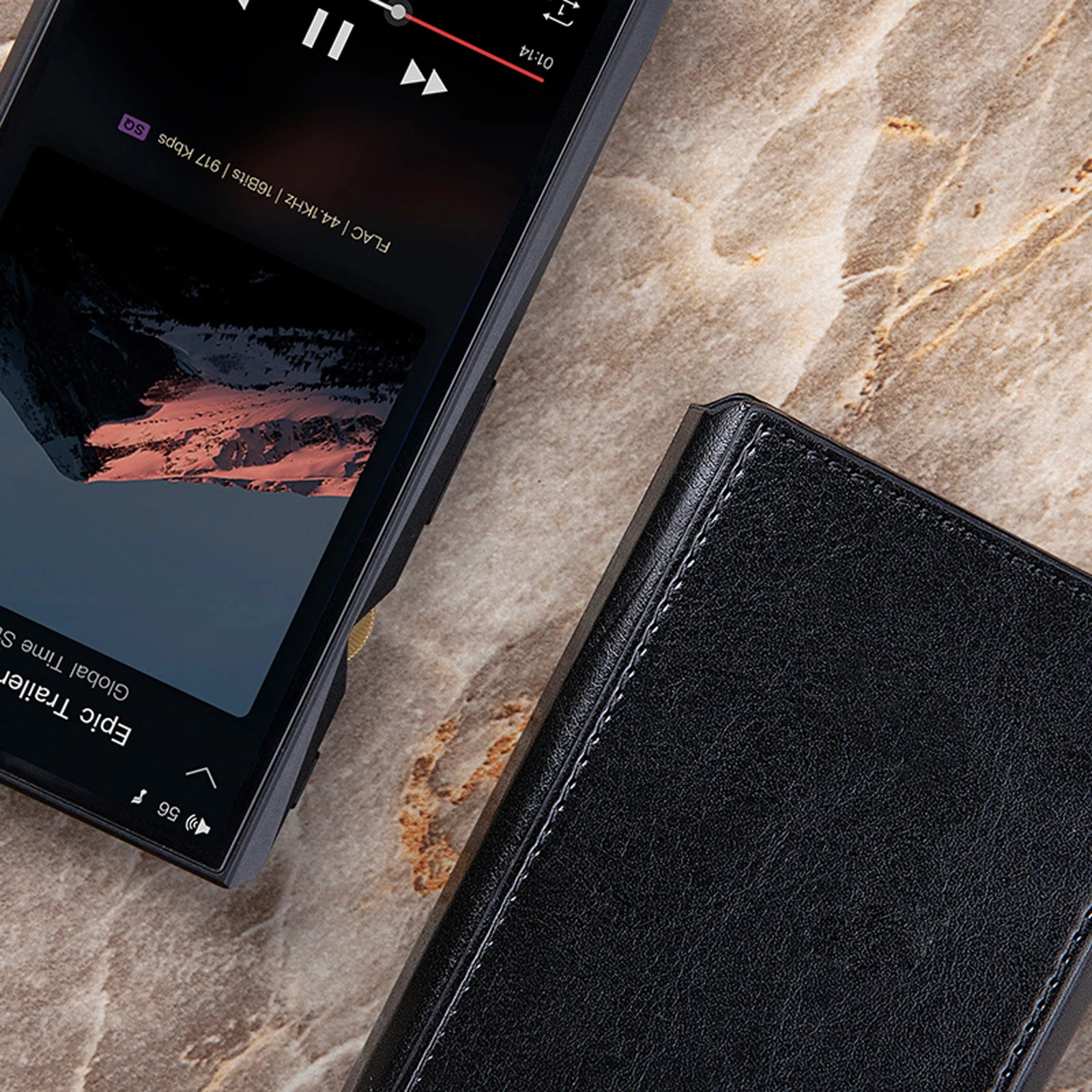 Для FiiO SK-M11 защитный кожаный чехол для музыкального плеера M11 Кожаный Чехол черный