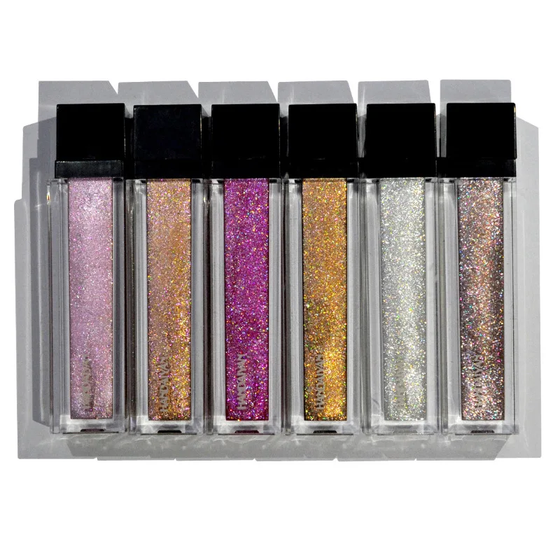 Brand Gold Silver Glitter Matte Lipstick Waterproof Red Lips Gloss Liquid Cosmetic Beauty Lip Color Nice Face |